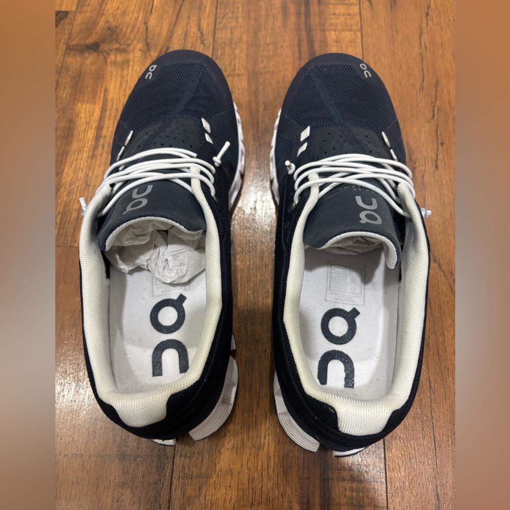 On Running Cloud 5 Midnight Blue Running Shoe Men’s Size 9 - Picture 4 of 11